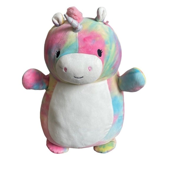 SQUISHMALLOW Unicorn Bevalee Hug Mees 16” Plush Animal 2021 KELLYTOY - Picture 2 of 8
